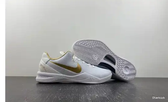 FV6325-100  Kobe 8 Protro White Golden Nike 0703